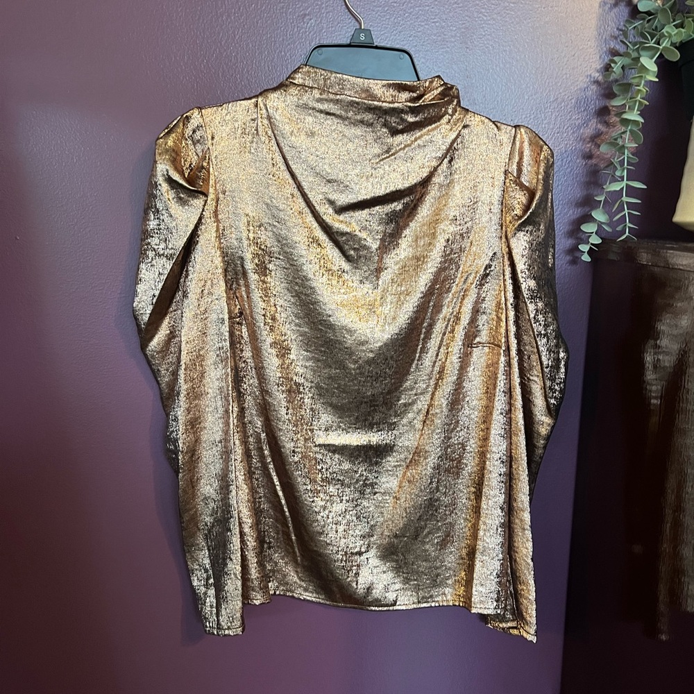 Gold shirt